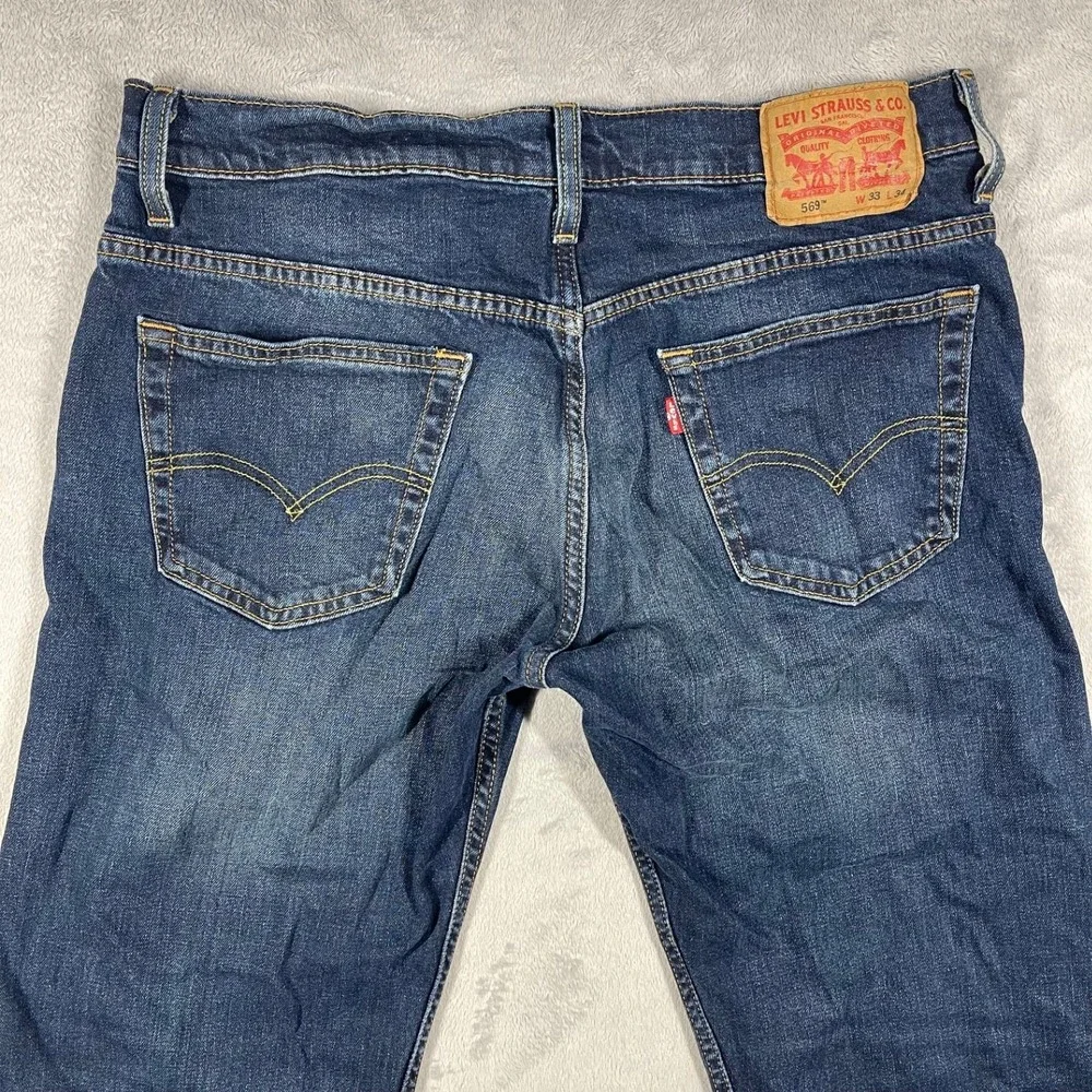 Levi's 541 Athletic Taper Jeans Mens 32x32(31) Blue Dark Wash Waterless Denim